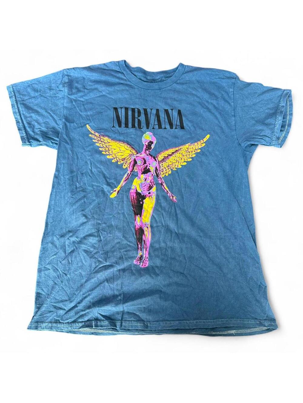 Nirvana In Utero Live '93 Angel T-Shirt - Size L